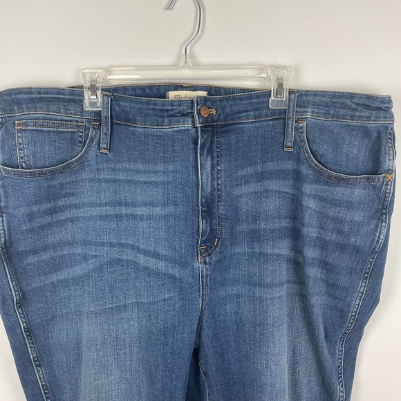 NWT MADEWELL Tall Plus 10" High Rise Roadtripper Supersoft Jean in Playford Wash - Picture 5 of 7